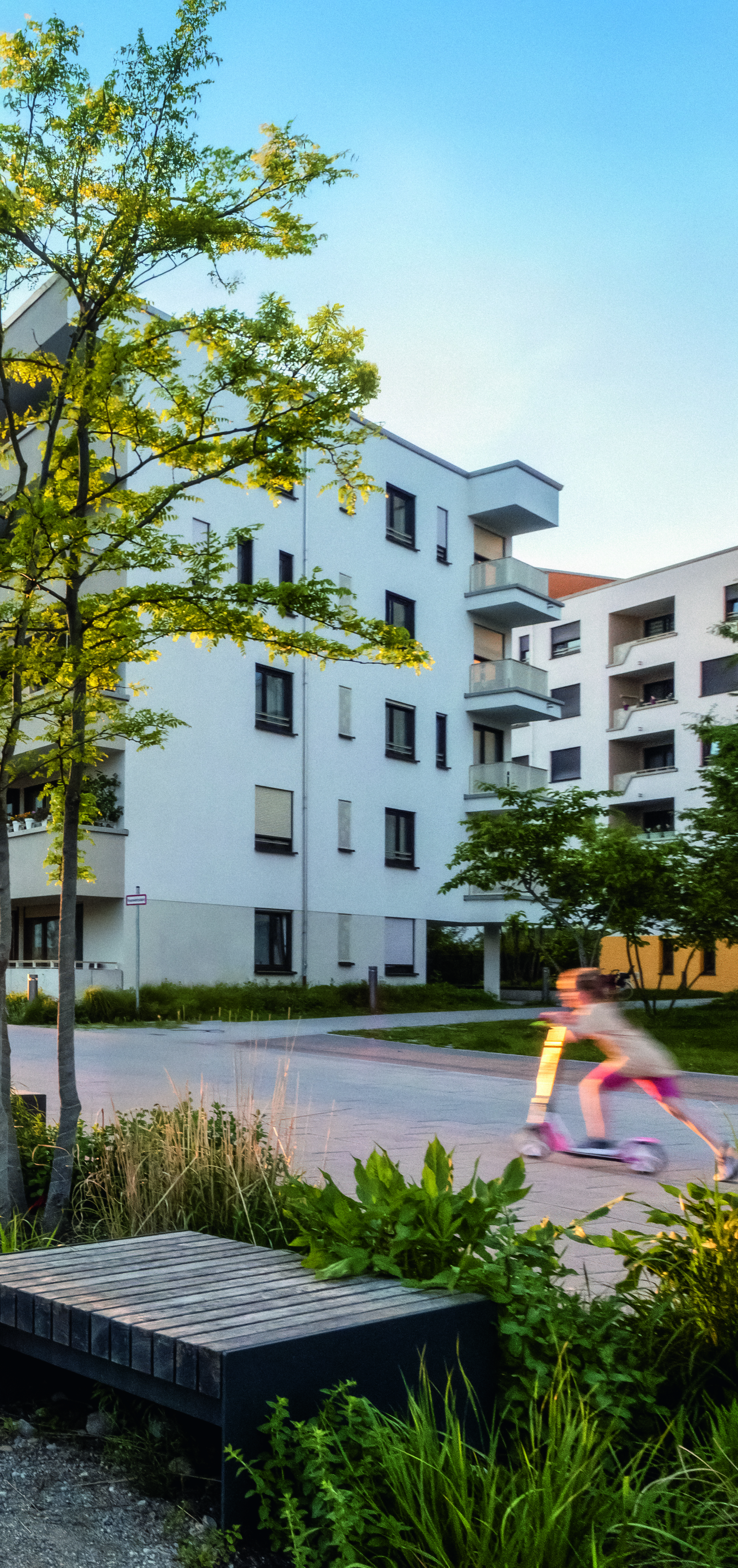 Visualisierung des entstehenden Wohnraums zu Olympia in München